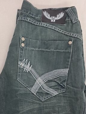 Royal Army  Relaxed Distressed Straight Jeans Y2K Size 38/32